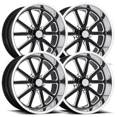 US Mag U117 Rambler Black Milled Set - 88-98 OBS - Staggered 18