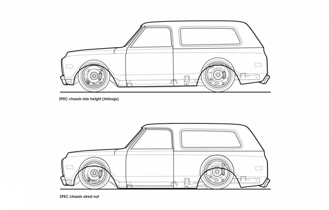 Roadster Shop Slammed SPEC Chassis - 67-72 Blazer