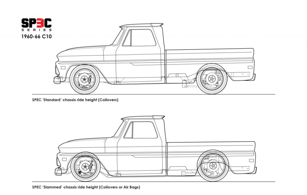 Roadster Shop Slammed SPEC Chassis - 60-66 C10