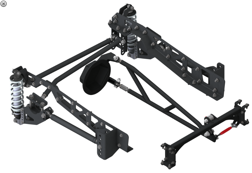 QA1 Complete Rear Single Adjustable Coilover System - 73-87 C10