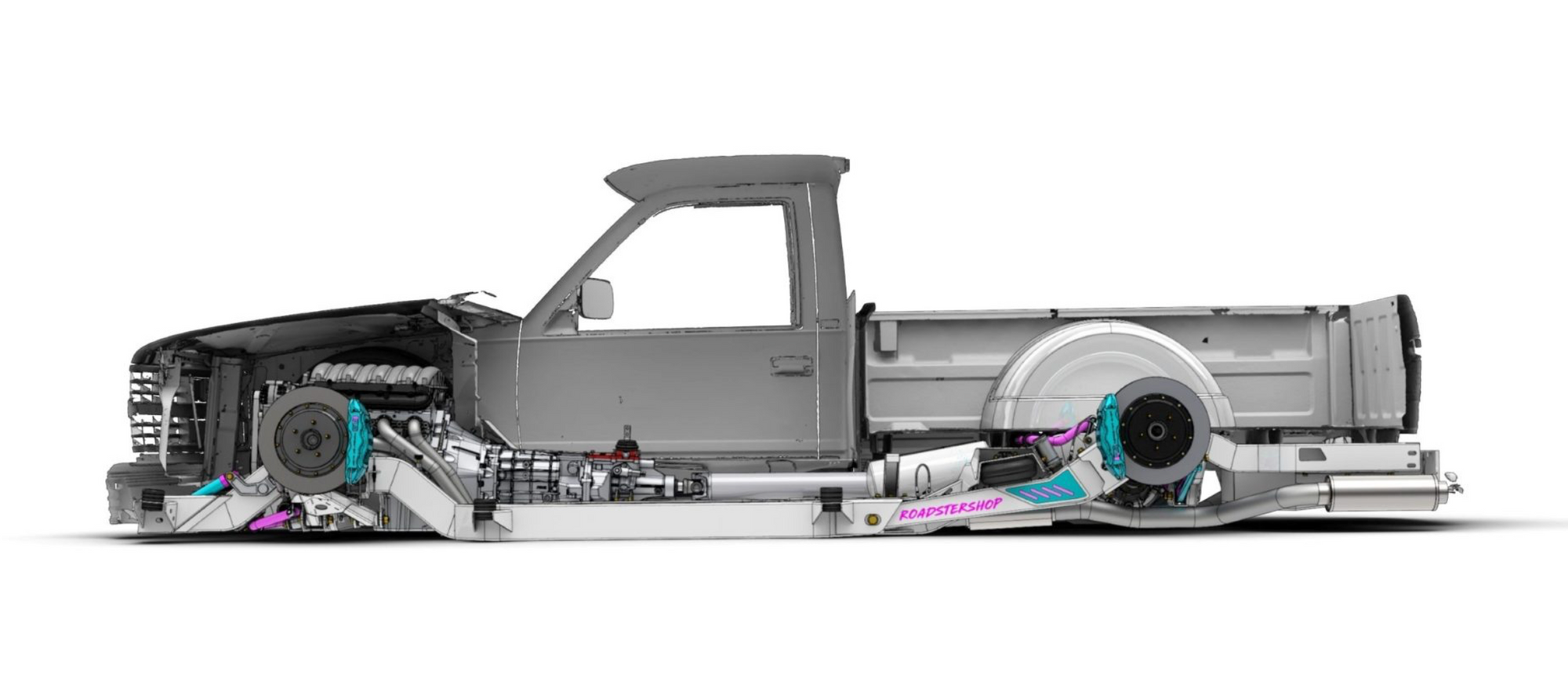 Roadster Shop Slammed SPEC Chassis 88-98 GM Truck - Pro