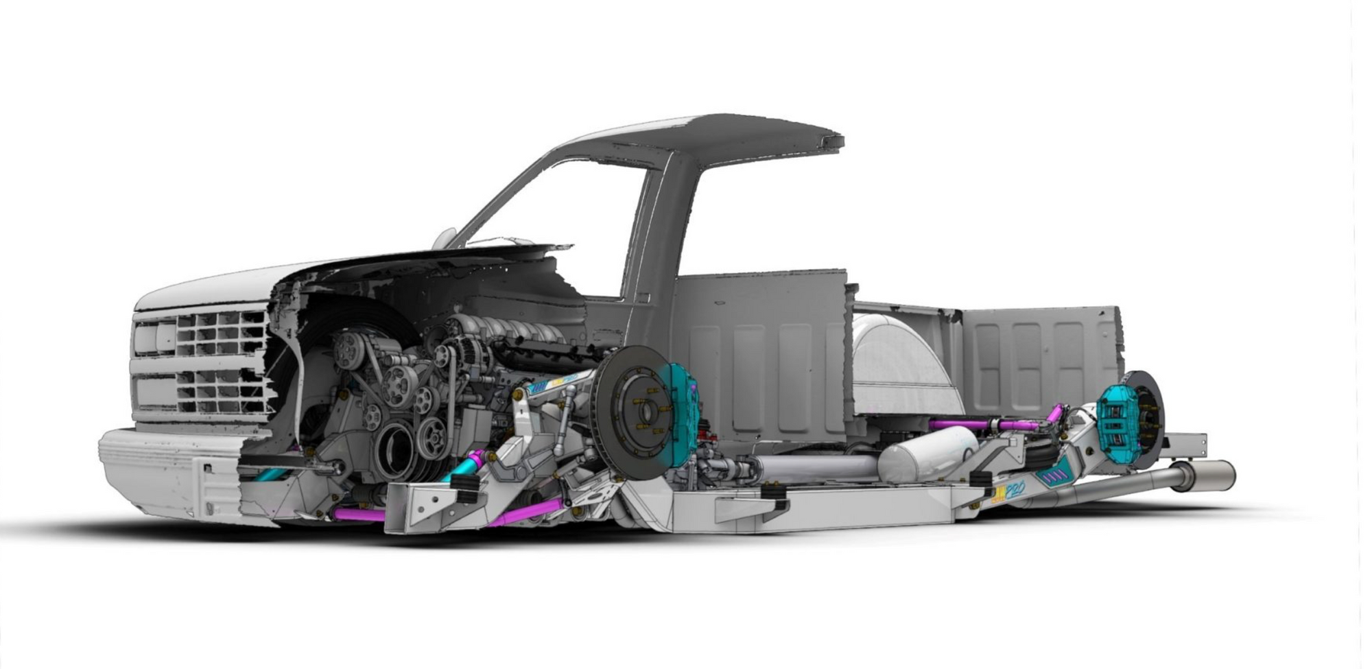 Roadster Shop LowPro Chassis - 88-98 GM Truck