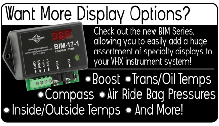 Dakota Digital VHX Gauges - 88-94 GM Truck