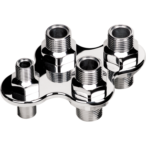 Billet Specialties Bulkheads - AC & Heater