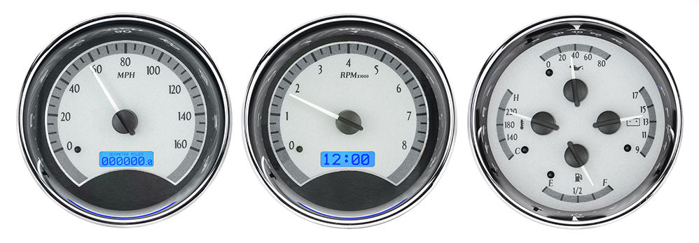 Dakota Digital VHX Universal 5" Round Trio Gauges