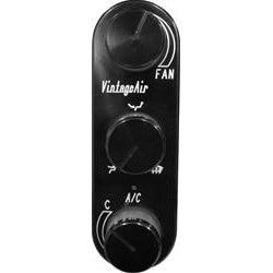 Vintage Air 3-Knob ProLine Panel - Vertical