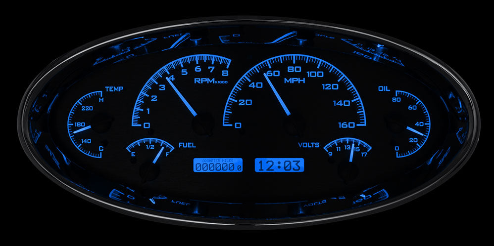 Dakota Digital VHX Universal Elliptical Gauges