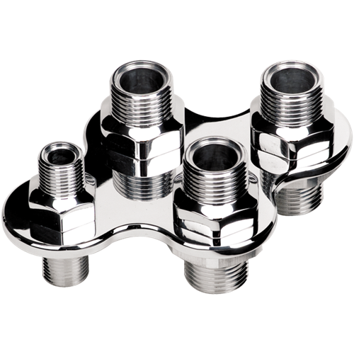 Billet Specialties Bulkheads - AC & Heater