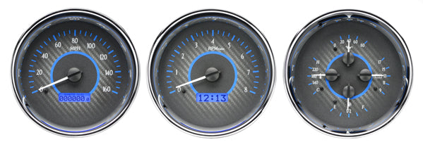 Dakota Digital VHX Universal 5" Round Trio Gauges
