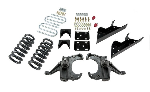 4"/6" Lowering Kit With Shocks For 1973-1991 Chevy/GMC C10 C15 (2WD, Fits 1.25" Rotors)