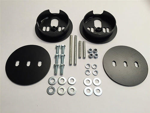 Front Air Bag Brackets With Hardware For 1999-2006 Chevy Silverado & GMC Sierra - Raw Steel