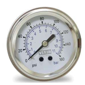VIAIR 2" Single Needle Gauge - 160 PSI
