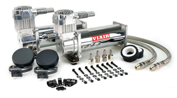 VIAIR 444C Chrome Dual Kit