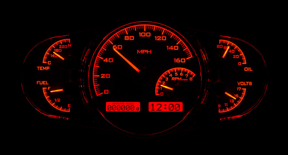 Dakota Digital VHX Universal Multi-Level Elliptical Gauges