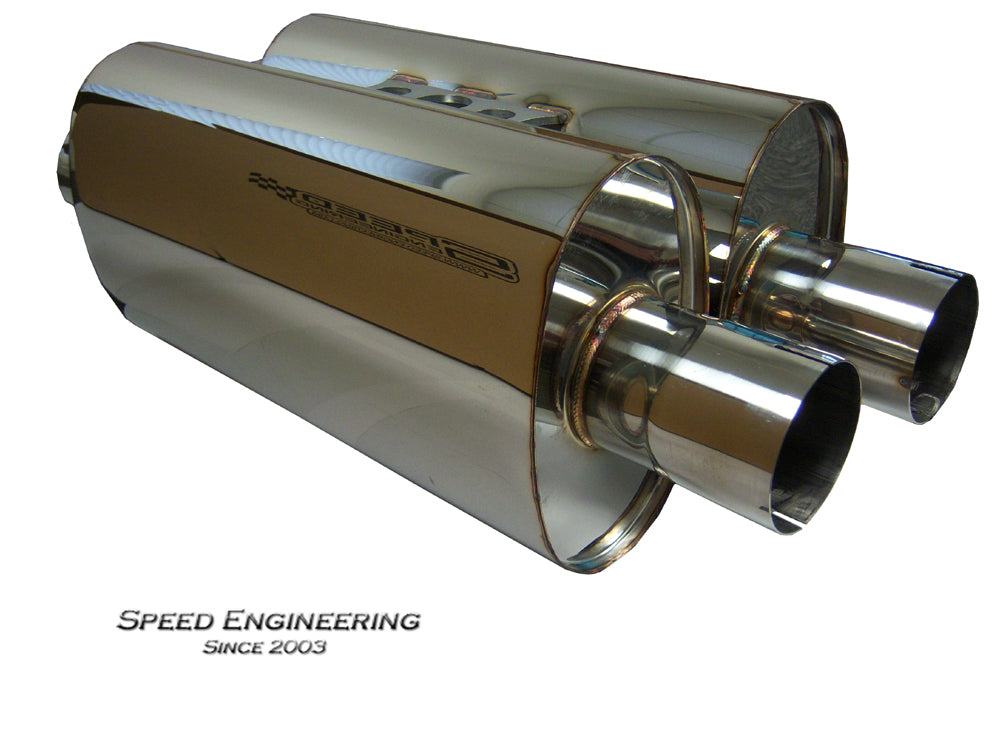 Speed Engineering Dual Exhaust, Side Exit, Single Cab - 99-19 GM Truck