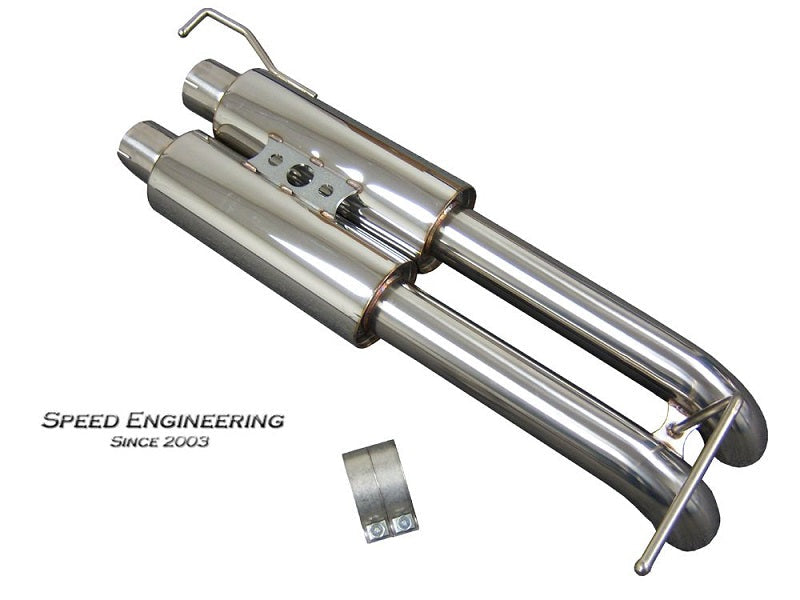 Speed Engineering Dual Exhaust, Axle Dump, Ext./Crew Cab - 99-19 GM Truck