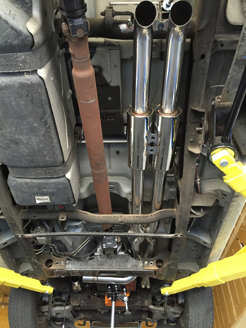 Speed Engineering Dual Exhaust, Axle Dump, Single Cab - 99-19 GM Truck