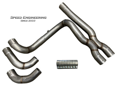 Speed Engineering Dual Exhaust, Side Exit, Ext./Crew Cab - 99-19 GM Truck
