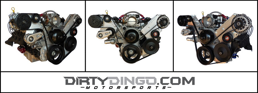 Dirty Dingo Bracket Combo Kit (AC/Truck PS/ALT) - LS Truck / Gen5 Camaro