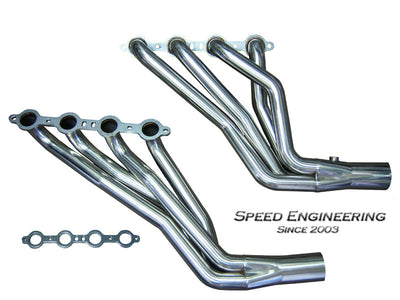 Speed Engineering Long Tube Headers - 1-7/8" Primaries - 99-06 GM Truck / SUV