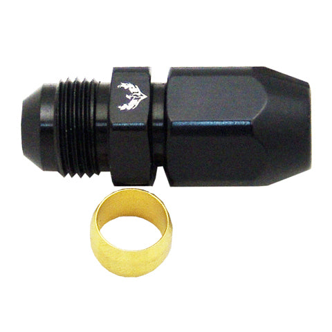 Phenix Male Hard Tube Fitting, -6 AN to 3/8 Tube