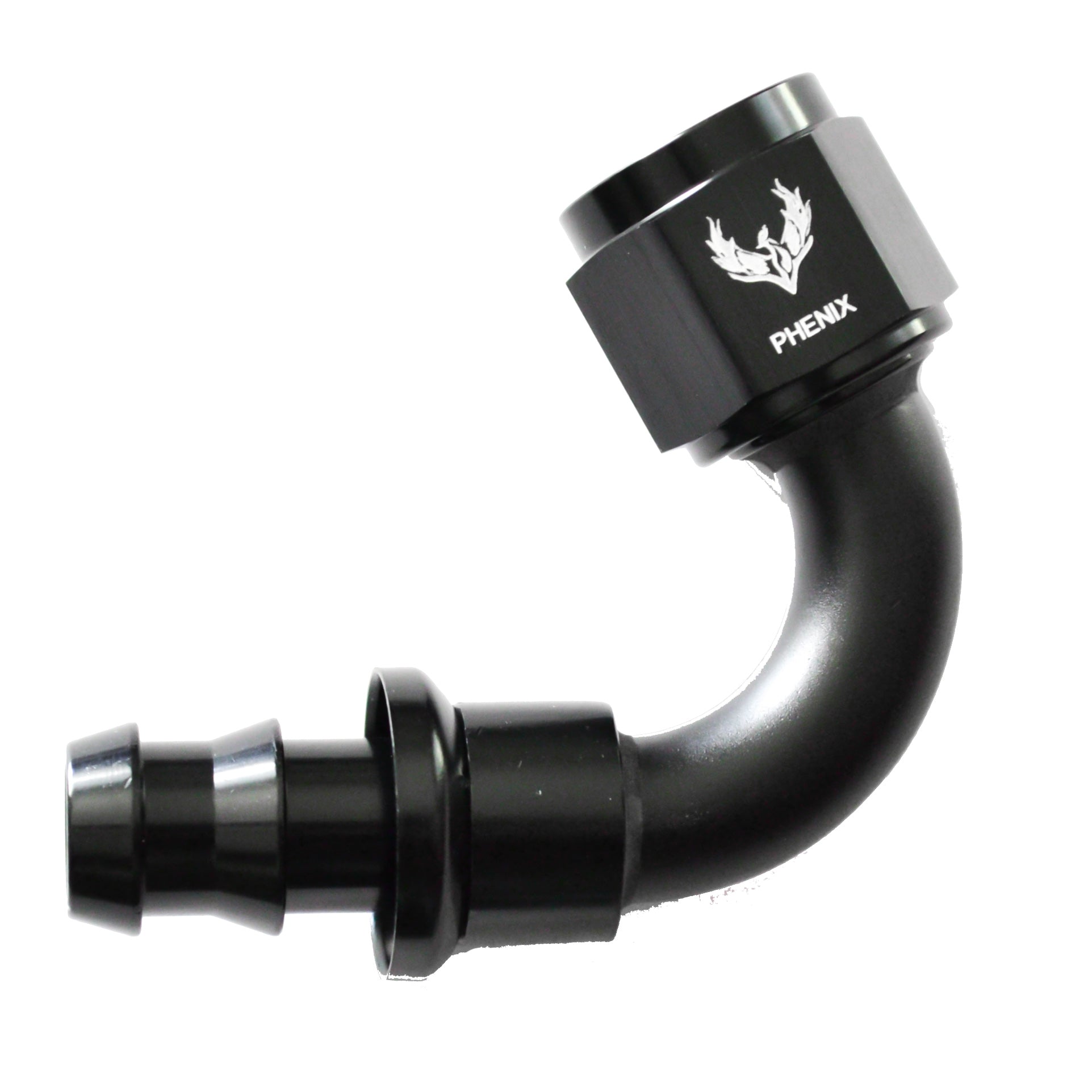 Phenix Push-Lok Swivel Hose End, -6 AN, 120 Degree