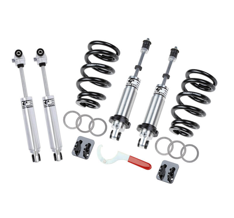 Aldan Front Single Adjustable Coilover Kit w/ Rear Shocks - 99-06 2wd GM Truck