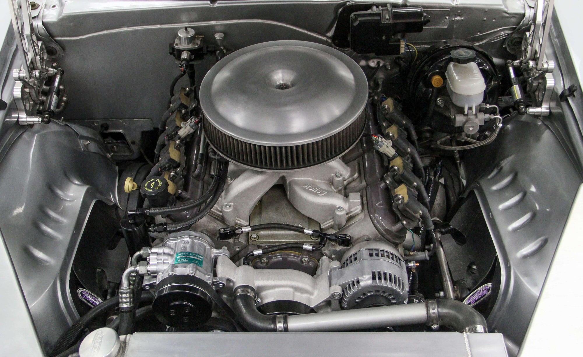 Holley Black Mid-Mount Accessory Drive - LS