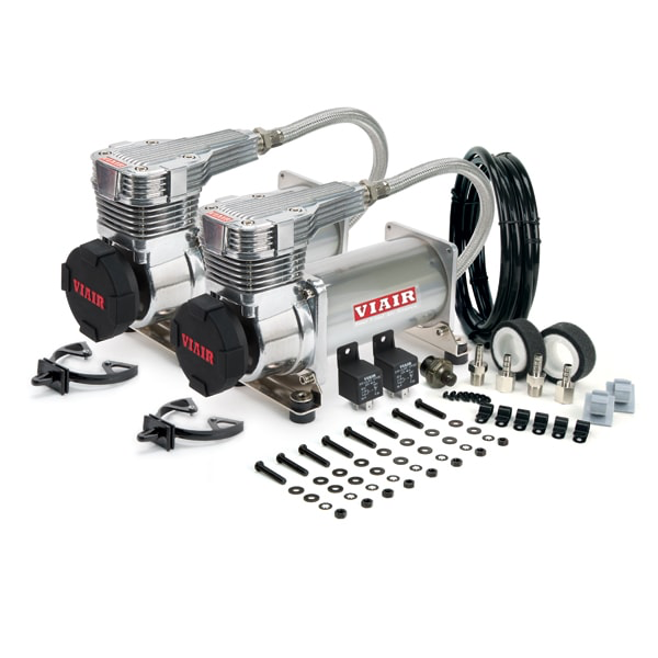 VIAIR Dual 380C Chrome Compressor 38003 - Pro Performance VIAIR Dual 380C Chrome Compressor 38003 - Pro Performance