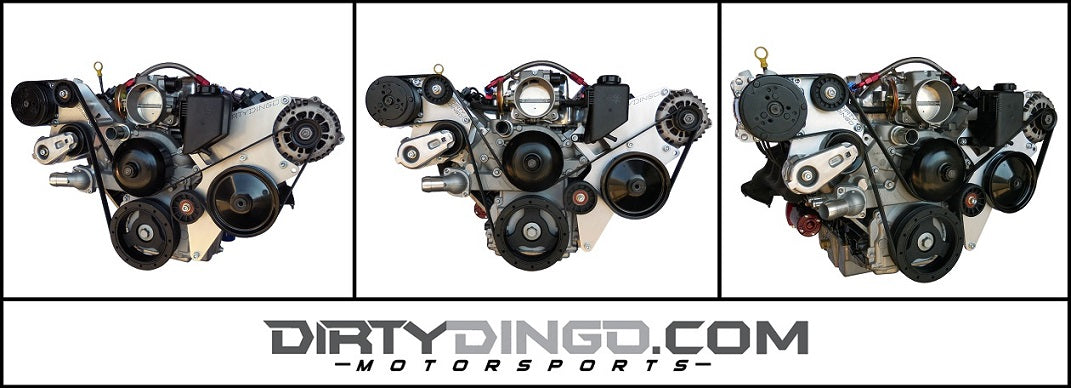 Dirty Dingo Bracket Combo Kit (AC/Type2 PS/ALT) - All LS