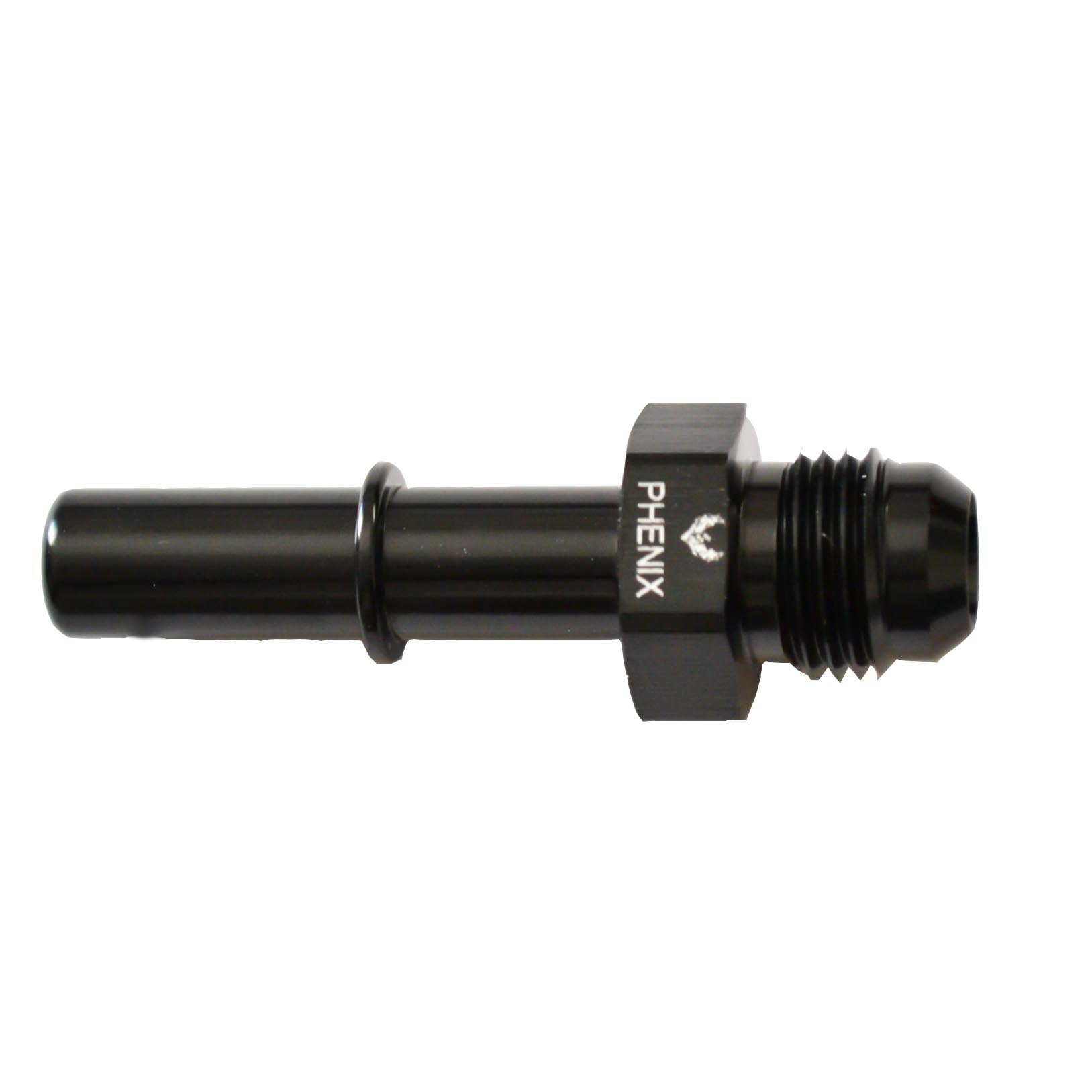 Phenix Quick Connect Male Fitting, -6 AN to 3/8 Male Stem