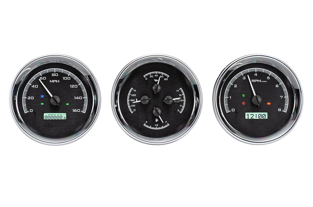 Dakota Digital VHX Universal 5" Round Trio Gauges
