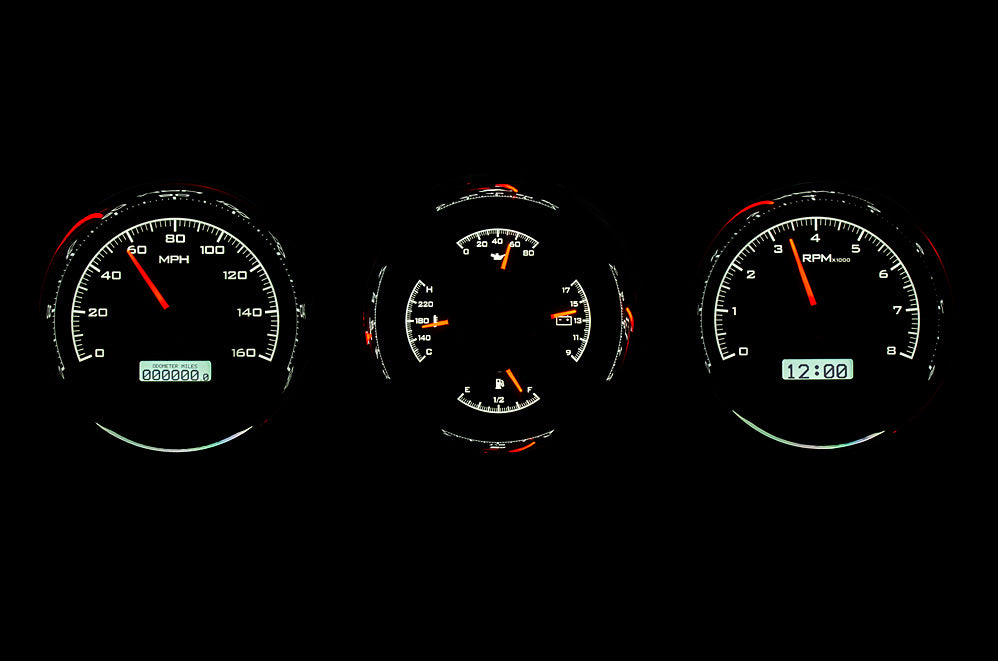 Dakota Digital VHX Universal 5" Round Trio Gauges