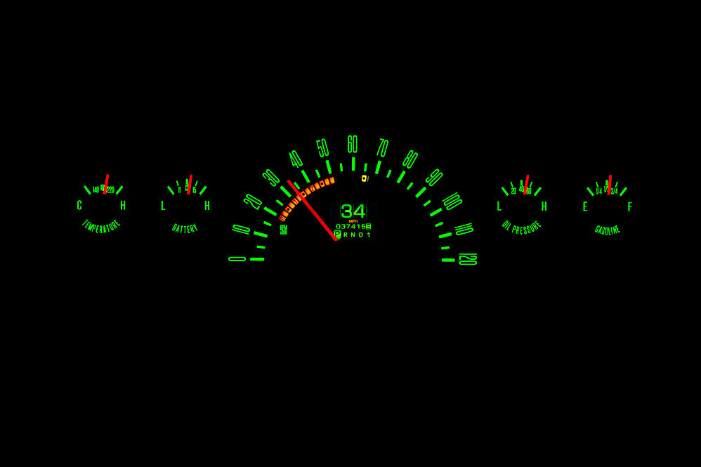 Dakota Digital RTX Gauges - 60-63 Chevy C10